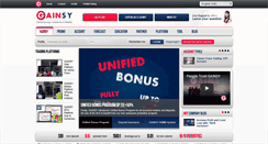 Desktop Screenshot of gainsy.com