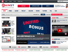 Tablet Screenshot of gainsy.com